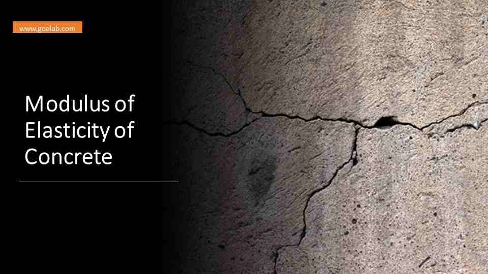 modulus of elasticity of concrete