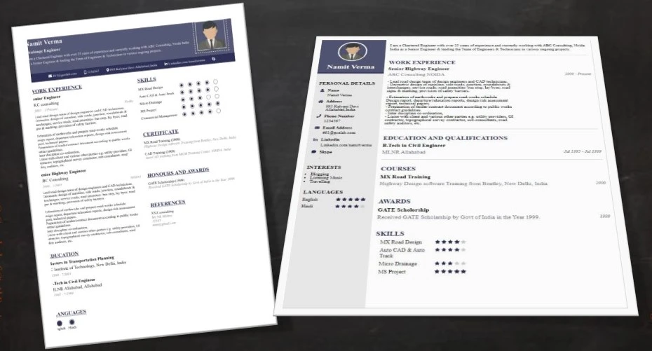 GCE CV Builder Process