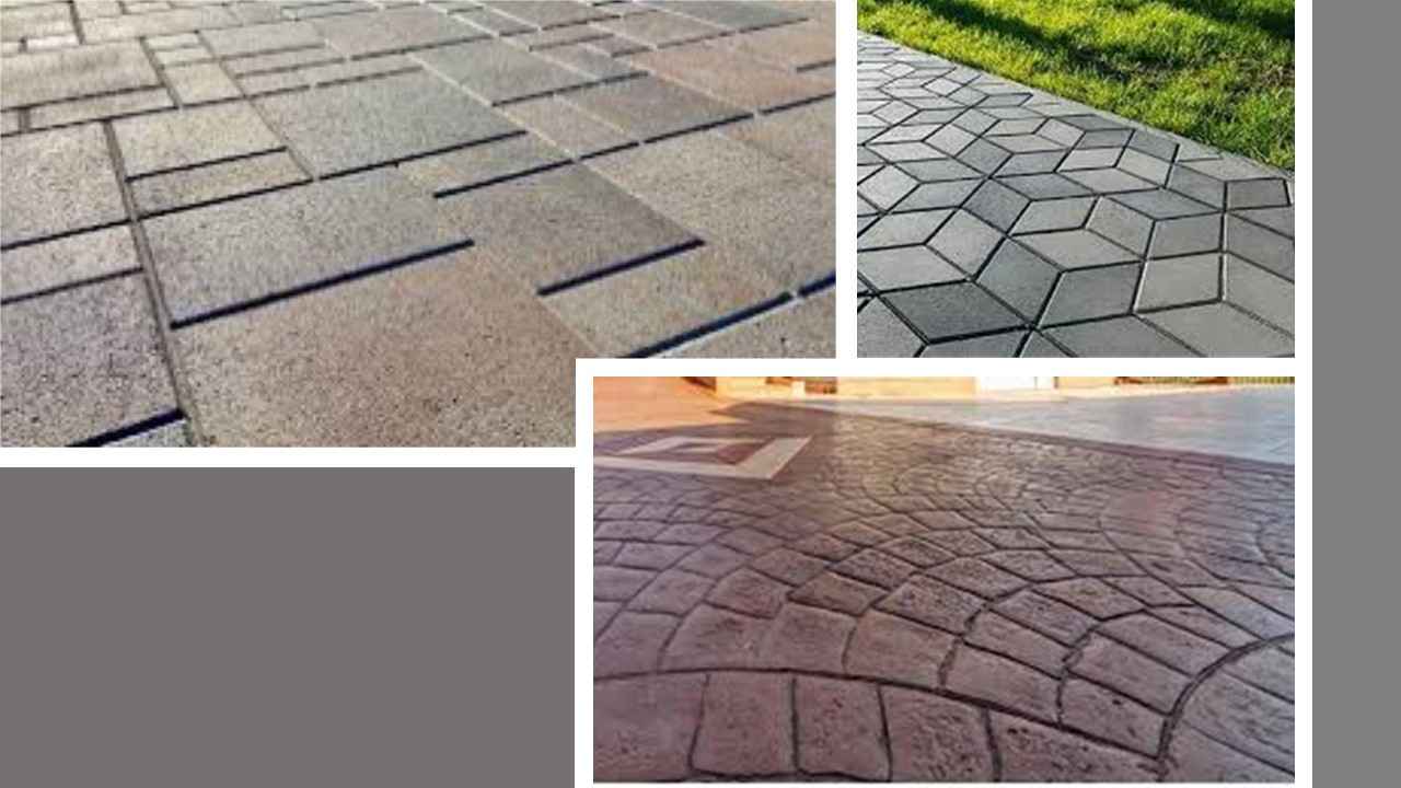 What is stamped concrete 